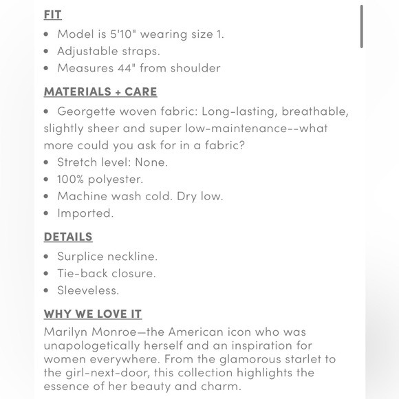 Torrid X Marylin Monroe White Midi Surplice Tie Back Dress BNWT Size 1 - Picture 11 of 12